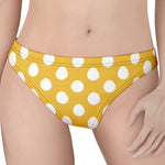 Yellow Eggs Pattern Print Women's Thong