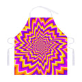 Yellow Expansion Moving Optical Illusion Adjustable Apron