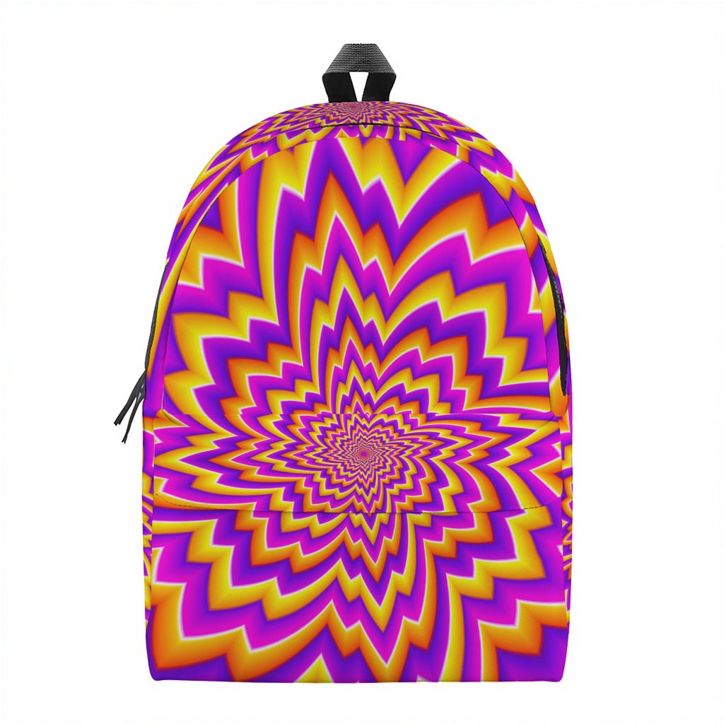 Yellow Expansion Moving Optical Illusion Backpack