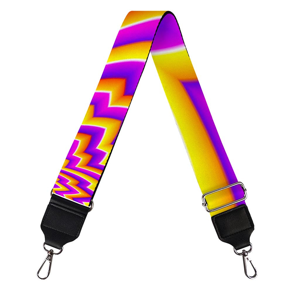 Yellow Expansion Moving Optical Illusion Bag Strap
