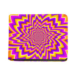 Yellow Expansion Moving Optical Illusion Bifold Wallet