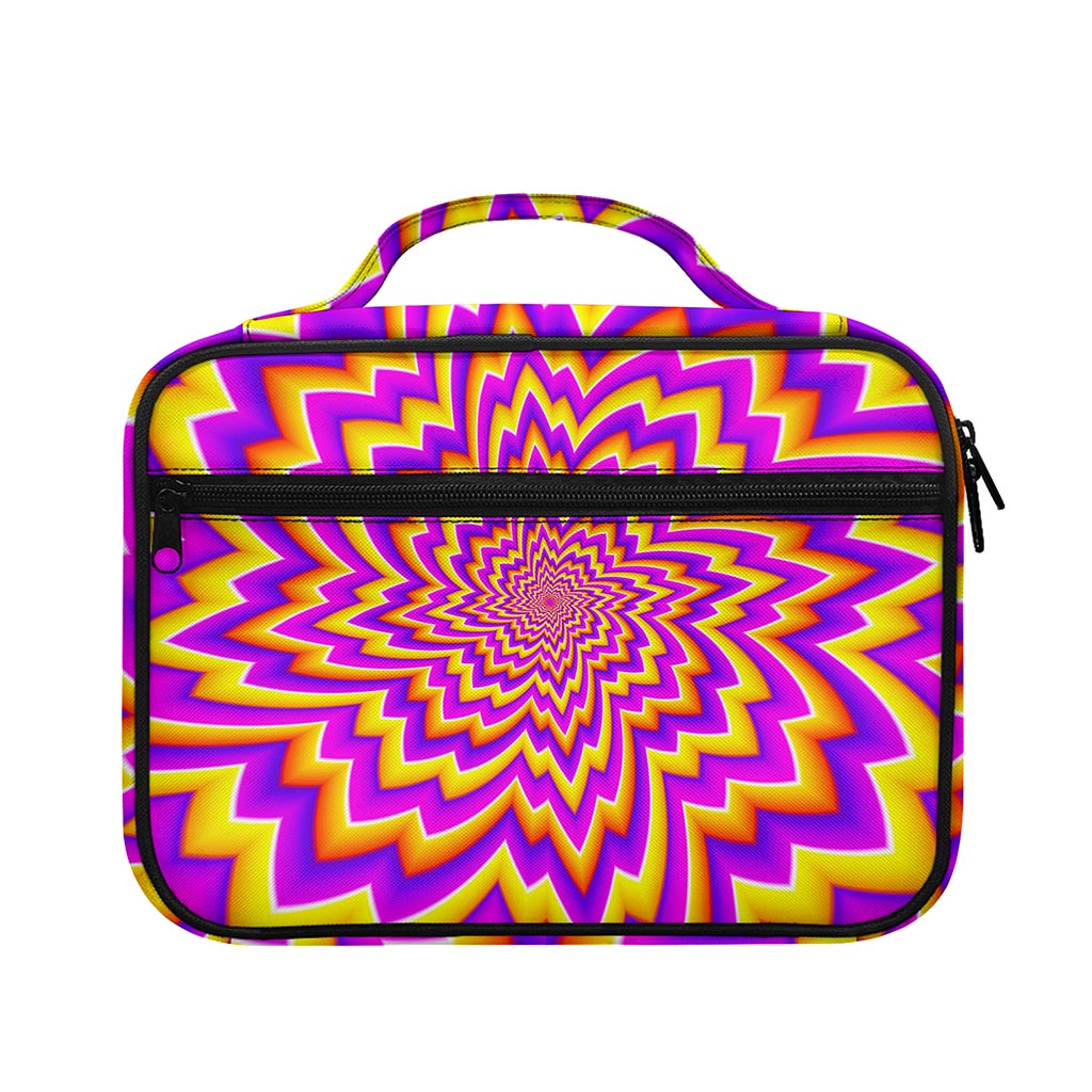 Yellow Expansion Moving Optical Illusion Briefcase Bible Bag