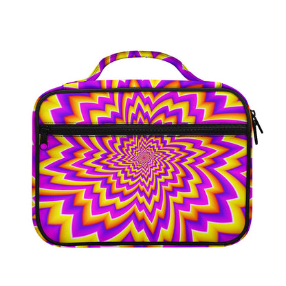 Yellow Expansion Moving Optical Illusion Briefcase Bible Bag