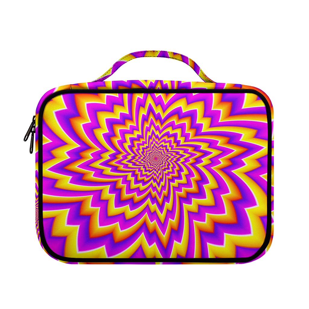 Yellow Expansion Moving Optical Illusion Briefcase Bible Bag
