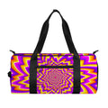 Yellow Expansion Moving Optical Illusion Gym Bag