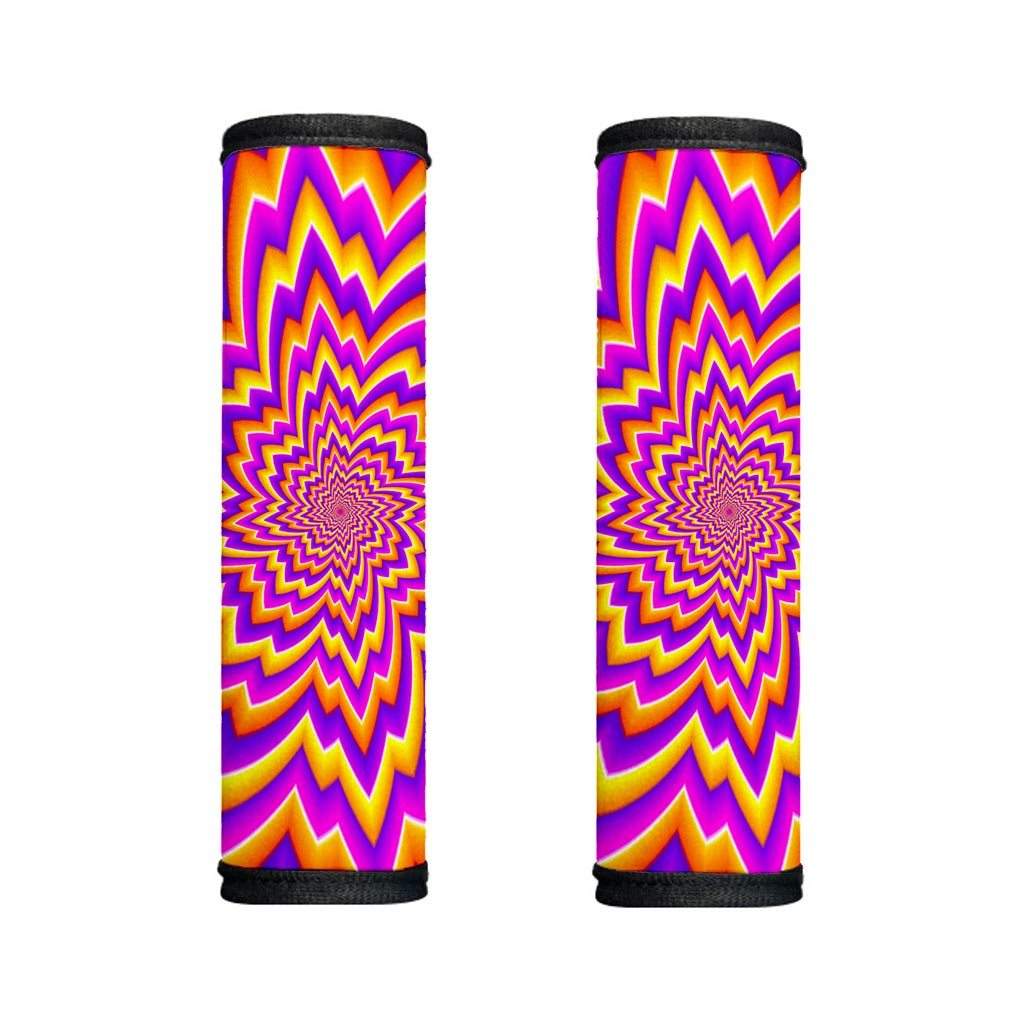 Yellow Expansion Moving Optical Illusion Handle Covers