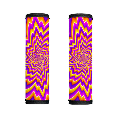 Yellow Expansion Moving Optical Illusion Handle Covers