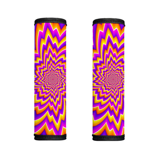 Yellow Expansion Moving Optical Illusion Handle Covers