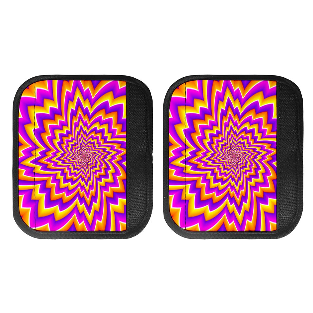 Yellow Expansion Moving Optical Illusion Handle Covers