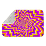 Yellow Expansion Moving Optical Illusion Indoor Door Mat