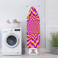 Yellow Expansion Moving Optical Illusion Ironing Board Cover