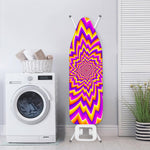 Yellow Expansion Moving Optical Illusion Ironing Board Cover