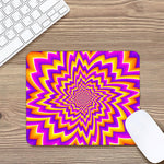 Yellow Expansion Moving Optical Illusion Mouse Pad