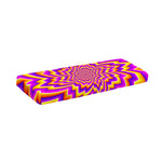 Yellow Expansion Moving Optical Illusion Piano Keyboard Cover