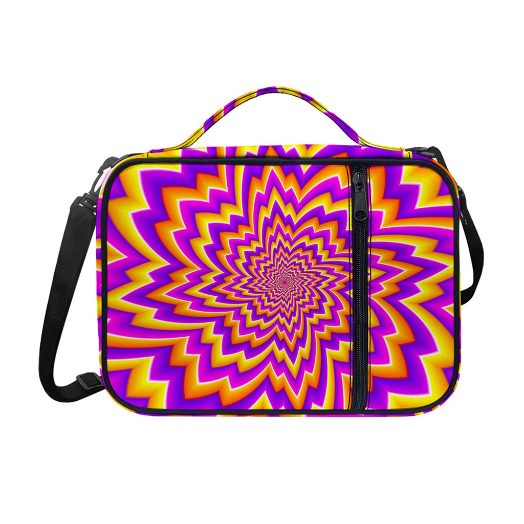 Yellow Expansion Moving Optical Illusion Shoulder Strap Bible Bag