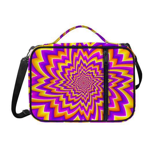 Yellow Expansion Moving Optical Illusion Shoulder Strap Bible Bag