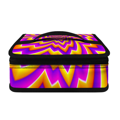 Yellow Expansion Moving Optical Illusion Small Lunch Bag