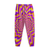 Yellow Expansion Moving Optical Illusion Sweatpants