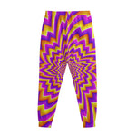 Yellow Expansion Moving Optical Illusion Sweatpants