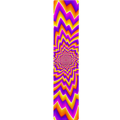 Yellow Expansion Moving Optical Illusion Table Runner