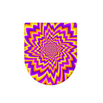 Yellow Expansion Moving Optical Illusion Toilet Lid Cover