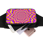 Yellow Expansion Moving Optical Illusion Waist Bag