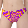 Yellow Expansion Moving Optical Illusion Women's Panties