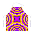 Yellow Explosion Moving Optical Illusion Adjustable Apron