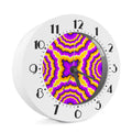 Yellow Explosion Moving Optical Illusion Alarm Clock