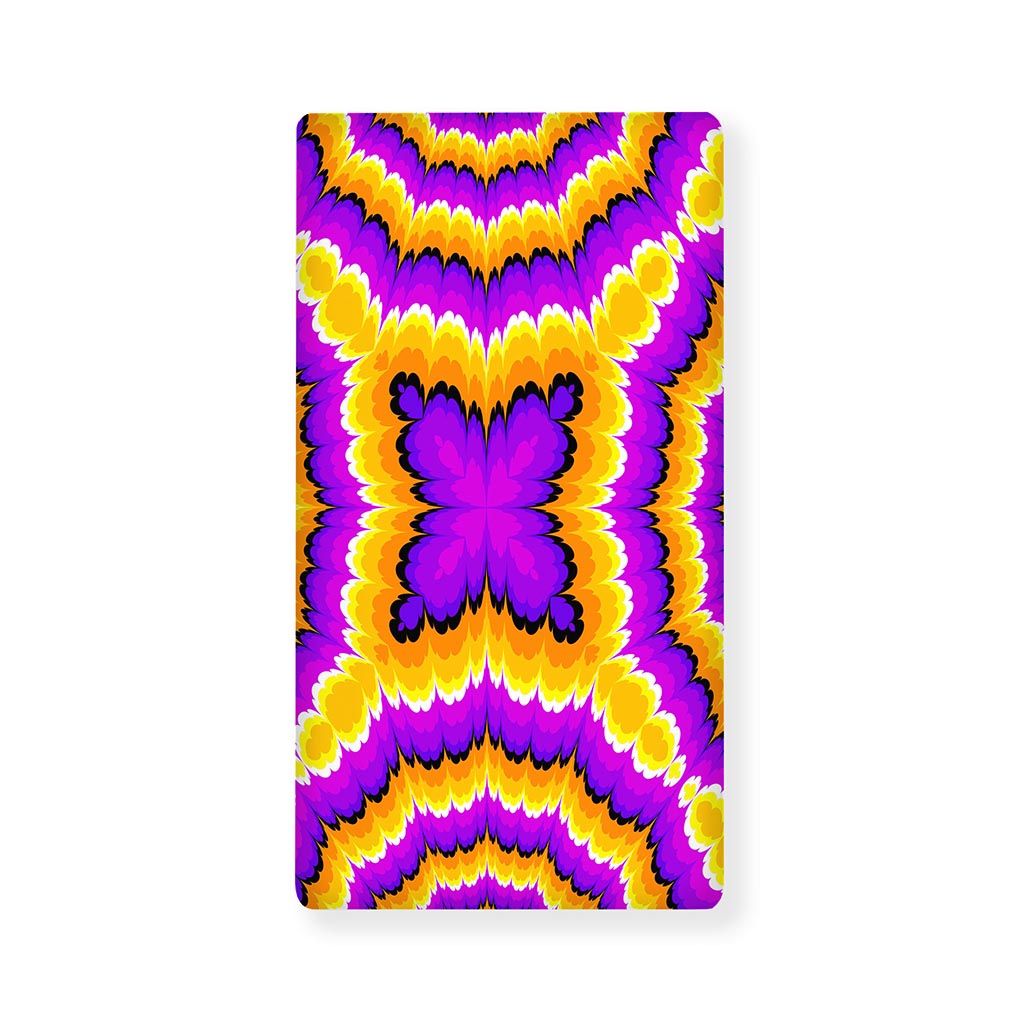 Yellow Explosion Moving Optical Illusion Baby Crib Sheet