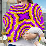 Yellow Explosion Moving Optical Illusion Baby Seat Cover