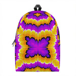 Yellow Explosion Moving Optical Illusion Backpack