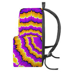 Yellow Explosion Moving Optical Illusion Backpack