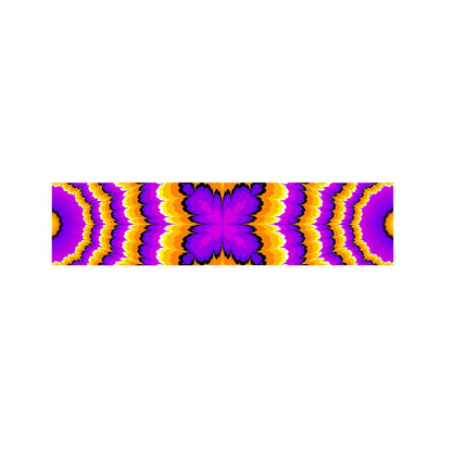 Yellow Explosion Moving Optical Illusion Bed Runner
