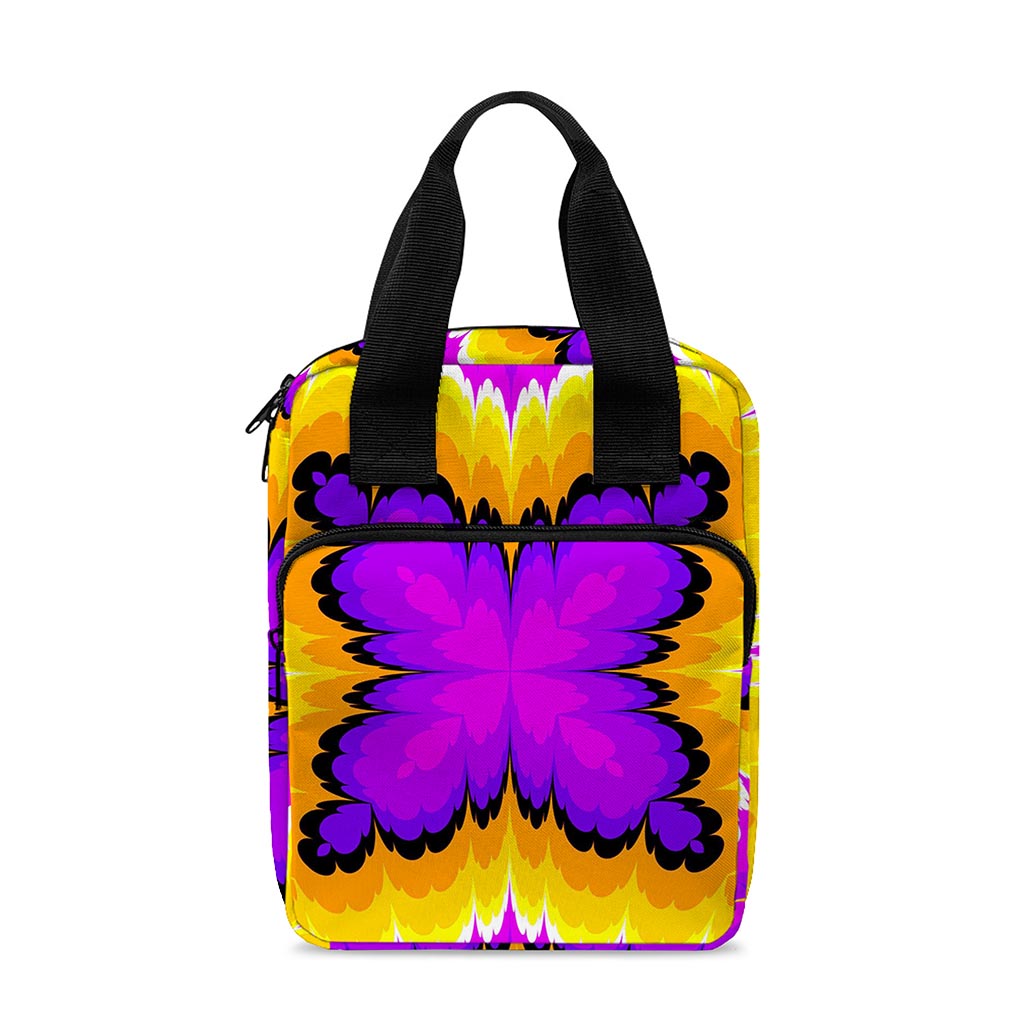 Yellow Explosion Moving Optical Illusion Bible Tote Bag