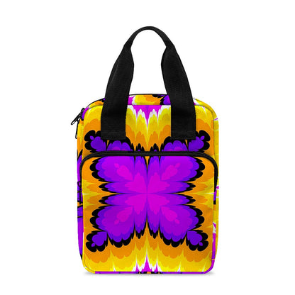 Yellow Explosion Moving Optical Illusion Bible Tote Bag
