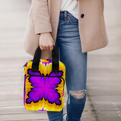 Yellow Explosion Moving Optical Illusion Bible Tote Bag