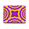 Yellow Explosion Moving Optical Illusion Bifold Wallet
