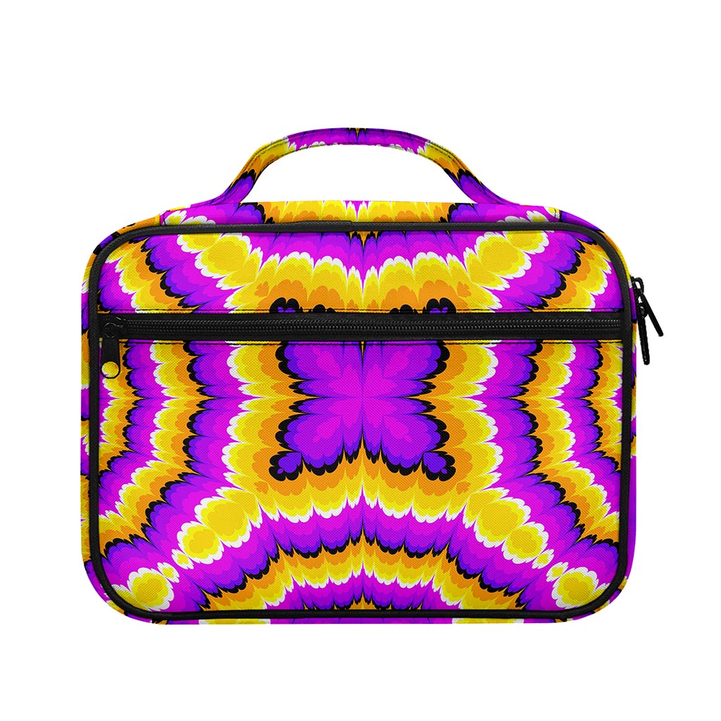 Yellow Explosion Moving Optical Illusion Briefcase Bible Bag