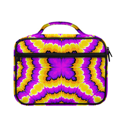 Yellow Explosion Moving Optical Illusion Briefcase Bible Bag