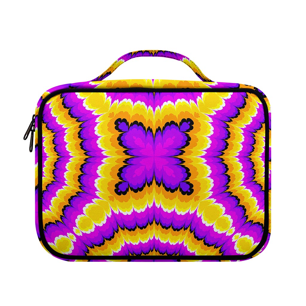 Yellow Explosion Moving Optical Illusion Briefcase Bible Bag