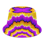 Yellow Explosion Moving Optical Illusion Bucket Hat