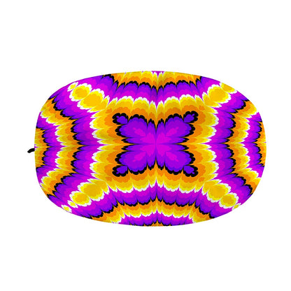 Yellow Explosion Moving Optical Illusion Car Side Mirror Covers