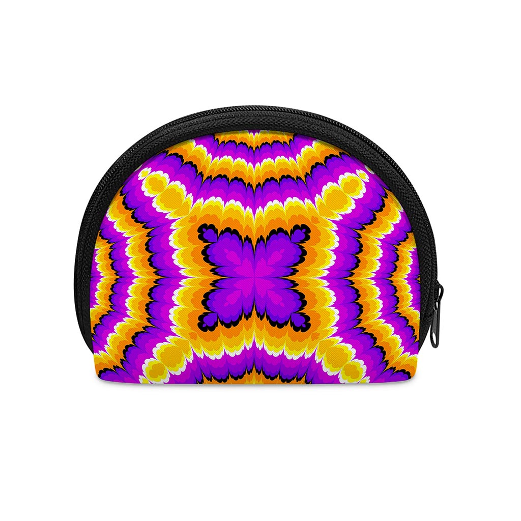 Yellow Explosion Moving Optical Illusion Coin Purse