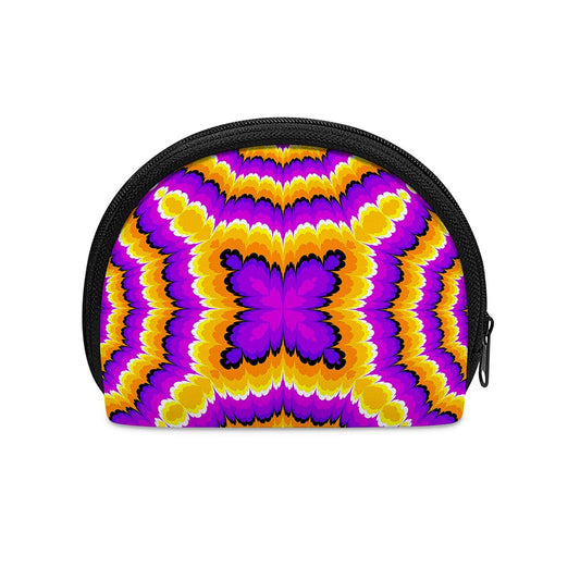 Yellow Explosion Moving Optical Illusion Coin Purse