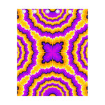 Yellow Explosion Moving Optical Illusion Curtain
