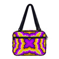 Yellow Explosion Moving Optical Illusion Double Strap Bible Bag