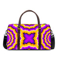 Yellow Explosion Moving Optical Illusion Duffel Bag