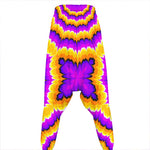 Yellow Explosion Moving Optical Illusion Hammer Pants