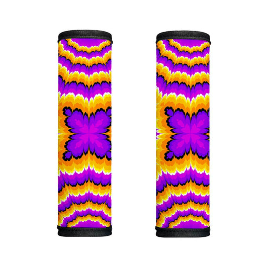 Yellow Explosion Moving Optical Illusion Handle Covers